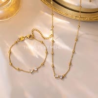 HIGH QUALITY BOW NECK+BRACELET SET_img_0