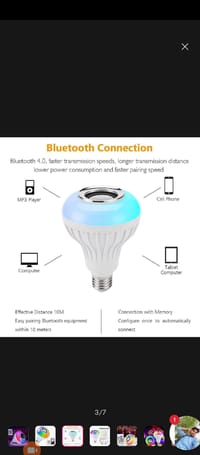 High-quality Smart Music Led Light Bulb With Remote Control and Bluetooth Speaker_img_4
