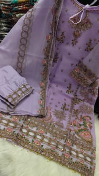 Pakistani Design 4-Piece Sada Bahar Tissue Set_img_0