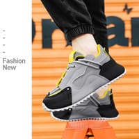 Non Slip Breathable Mesh Casual Sneakers - S-13_img_4