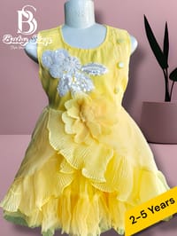 Elegant Baby Girls Dress - Floral Design, Ages 2-5 Years | Baby Step_img_0