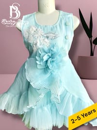 Elegant Baby Girls Dress - Floral Design, Ages 2-5 Years | Baby Step_img_1