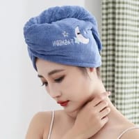 Microfiber Hair Towel Quick Drying Microfiber - Bath Towel Hair Dry Cap_img_2