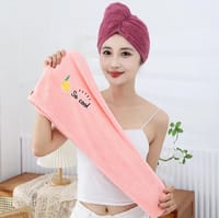 Microfiber Hair Towel Quick Drying Microfiber - Bath Towel Hair Dry Cap_img_3