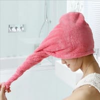 Ladies Hair Towel Magic Hair Wrap Bath Salon Towels Fast Drying Absorbent Cap For Women And Girls_img_6