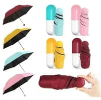 Capsule umbrella Mini Pocket Capsule Umbrella Waterproof Uv Rain Umbrellas (Color As Per Stock) - Umbrella_img_1