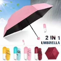 Capsule umbrella Mini Pocket Capsule Umbrella Waterproof Uv Rain Umbrellas (Color As Per Stock) - Umbrella_img_2