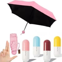 Capsule umbrella Mini Pocket Capsule Umbrella Waterproof Uv Rain Umbrellas (Color As Per Stock) - Umbrella_img_4
