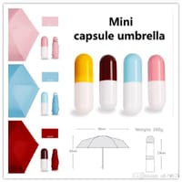 Capsule umbrella Mini Pocket Capsule Umbrella Waterproof Uv Rain Umbrellas (Color As Per Stock) - Umbrella_img_7