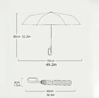 BMW Umbrella 12 Ribs (36K)-( Triple Bone)- Fully Automatic (Open and Close) Umbrella for Men Women Large Folding Windproof Umbrella_img_5