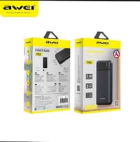 AW EI P5K Portable Power Bank 10000mAh Powerbank Dual USB A Type c Micro Dual input Fast Charge Travel Poverbank For Mobile Phone_img_3