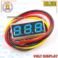LED Display Mini 0.28 inch DC 0 -100V Digital Voltmeter 100V Volt Panel Indicator Monitor Voltage Meter-1PCS - Compact Digital Voltmeter -Blue_img_0