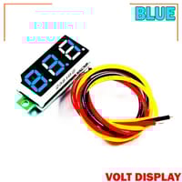LED Display Mini 0.28 inch DC 0 -100V Digital Voltmeter 100V Volt Panel Indicator Monitor Voltage Meter-1PCS - Compact Digital Voltmeter -Blue_img_5