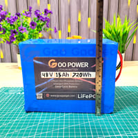 48V 15Ah LiFePO4 E-Bike Cycle Battery Pack with 32140 3.2v 15Ah Battery & 15S 50A BMS_img_1