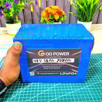 48V 15Ah LiFePO4 E-Bike Cycle Battery Pack with 32140 3.2v 15Ah Battery & 15S 50A BMS_img_6