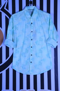 Sky Blue Floral Printed Shirt – Light & Breezy_img_0