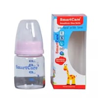 Smartcare Borosilicate Pink Glass Bottle S (0+ Months)_img_0