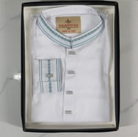 Premium Cotton Panjabi with Traditional Neckline_img_0