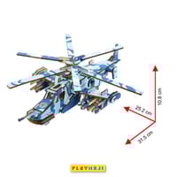 Kamov Ka-52 Alligator- 3D Wooden DIY Model_img_3