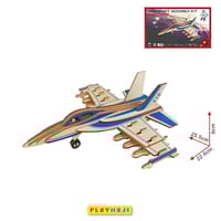F/A-18 Hornet Fighter Jet- 3D Wooden DIY Model_img_1