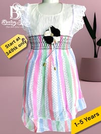 Colorful Striped Baby Girl Dress — Perfect for Summer Vibes!_img_0