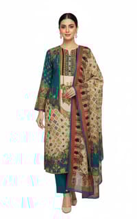 Vivek Premium Printed Lawn Three-Piece - 26_img_0