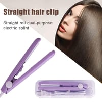 2-in-1 Mini Hair Straightener & Curler - Compact & Portable_img_9