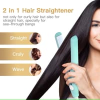 2-in-1 Mini Hair Straightener & Curler - Compact & Portable_img_1