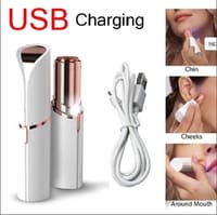 Ladies Hair Trimmer Rechargeable Face Hair Removal Women Painless Facial Hair Remover Ladies Trimmer Shaver Razor Machine - FLWWT_img_7