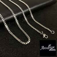 3mm Premium Cuban Neck Chain (Silver Edition)_img_1
