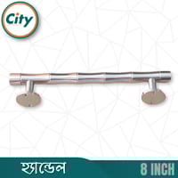 ৮ ইঞ্চি হেভি ডোর হ্যান্ডেল নিকেল পালিশ করা দরজার হাতল কাঠের দরজার হ্যান্ডেল_img_3