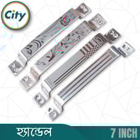 ৬ ইঞ্চি ডোর হ্যান্ডেল স্টেইনলেস স্টিল শিট হ্যান্ডেল লেজার প্রিন্ট করা দরজার হাতল_img_1