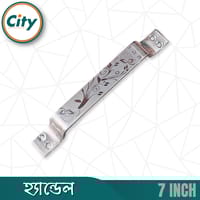 ৬ ইঞ্চি ডোর হ্যান্ডেল স্টেইনলেস স্টিল শিট হ্যান্ডেল লেজার প্রিন্ট করা দরজার হাতল_img_6