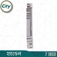 ৬ ইঞ্চি ডোর হ্যান্ডেল স্টেইনলেস স্টিল শিট হ্যান্ডেল লেজার প্রিন্ট করা দরজার হাতল_img_9