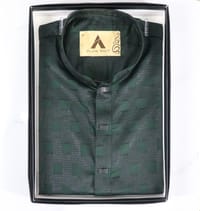 Premium Dark Green Panjabi – Elegant & Sophisticated_img_0