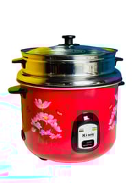 Kiam SFB-5704 2.8 Liter Stainless Steel + Non-Stick Double Pot Rice Cooker_img_2
