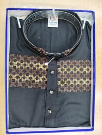 Gent's Premium Black Colour Panjabi_img_0