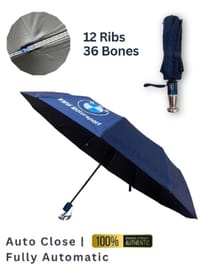 BMW Umbrella 12 Ribs (36K)-( Triple Bone)- Fully Automatic (Open and Close) Umbrella for Men Women Large Folding Windproof Umbrella_img_1