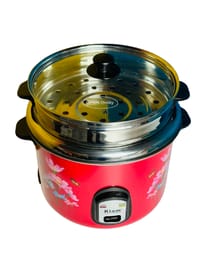 Kiam SFB-5704 2.8 Liter Stainless Steel + Non-Stick Double Pot Rice Cooker_img_3