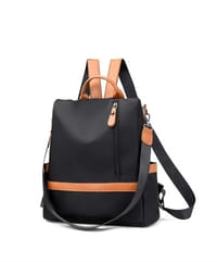 Casual Oxford Backpack Women Black Waterproof Nylon School Bags for Teenage Girls High Quality_img_11