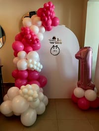 One Year Baby Girl Birthday Decor Customizable_img_0