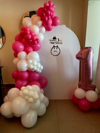 One Year Baby Girl Birthday Decor Customizable_img_1