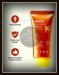 👉🔰DABO White Sunblock Cream Power Sun Shield 50+ PA+++ (70ml)_img_4
