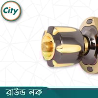 উচ্চ সুরক্ষা রাউন্ড লক ব্ল্যাক গোল্ড রঙের কামরাঙ্গা মডেল সর্বজনীন কাঠের দরজার লক Door Lock_img_4