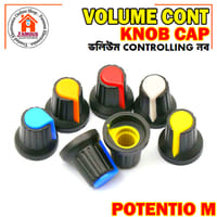 1PCS Shaft Hole Plastic Potentiometer Knob 6mm Sound Cap Volume Control - WH148_img_2