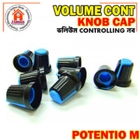 1PCS Shaft Hole Plastic Potentiometer Knob 6mm Sound Cap Volume Control - WH148_img_0