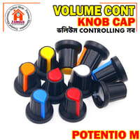 1PCS Shaft Hole Plastic Potentiometer Knob 6mm Sound Cap Volume Control - WH148_img_3