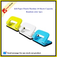 Deli Paper Punch Machine 10 Sheets Capacity Random color 1pc_img_1
