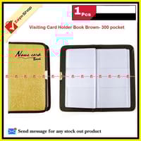 Visiting Card Holder Book Brown 300 Pocket_img_0