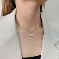 White shell moon necklace_img_2